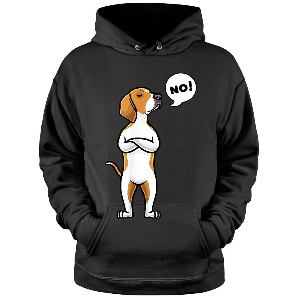 American Foxhound No Funny Dog Hoodie