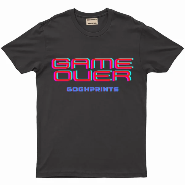 Game Over Goghprints Tee - Black