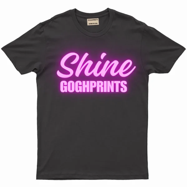 Shine Goghprints Tee - Black