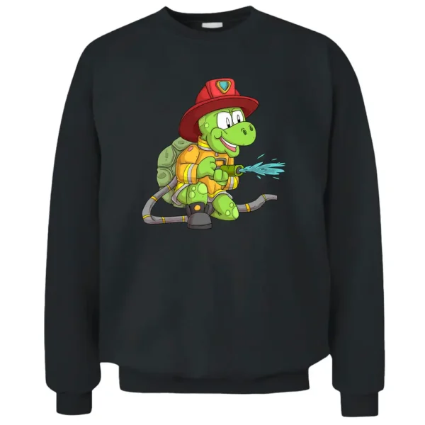 Fire Brigade Turtle Firefighter Pullover Sweatshirt