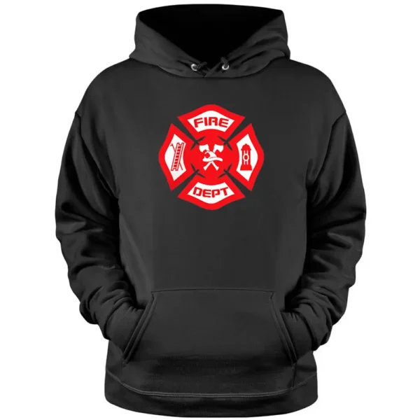 Fire Department Uniform  - Official Firefighter Gear Pullover Hoodie