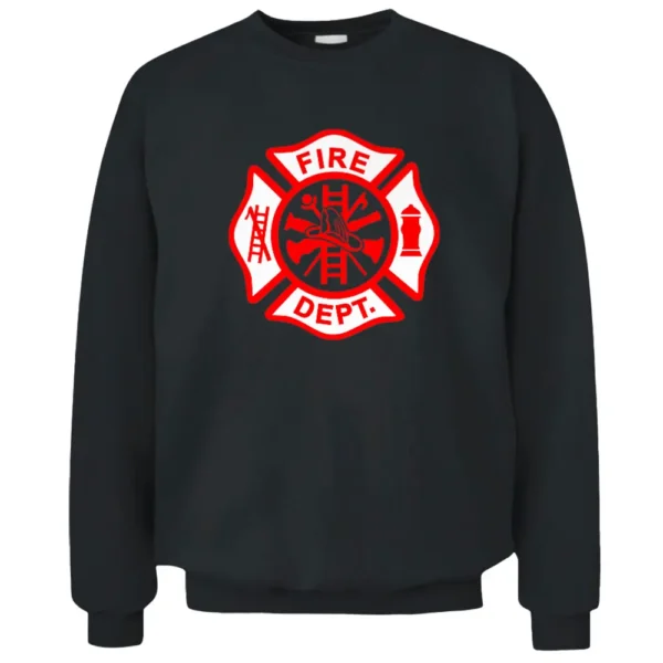 Fire Department Uniform Official Firefighter Gear Pullover Sweatshirt