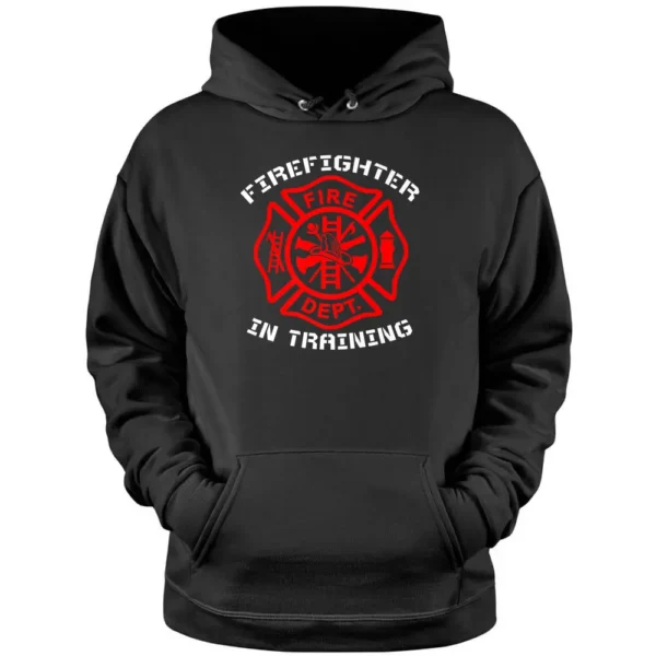 Fire Fighter Costume Pullover Hoodie