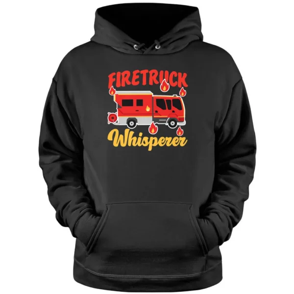 Fire Truck Whisperer For Firefighter Kids Pullover Hoodie