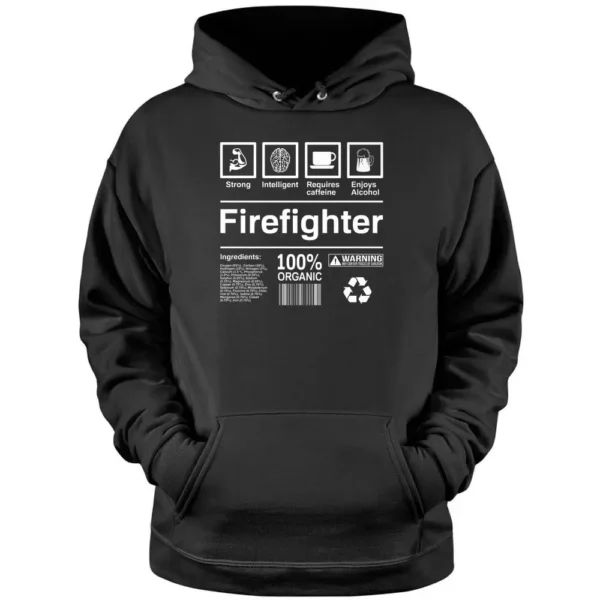 Firefighter  Funny Firefighter Gift Pullover Hoodie