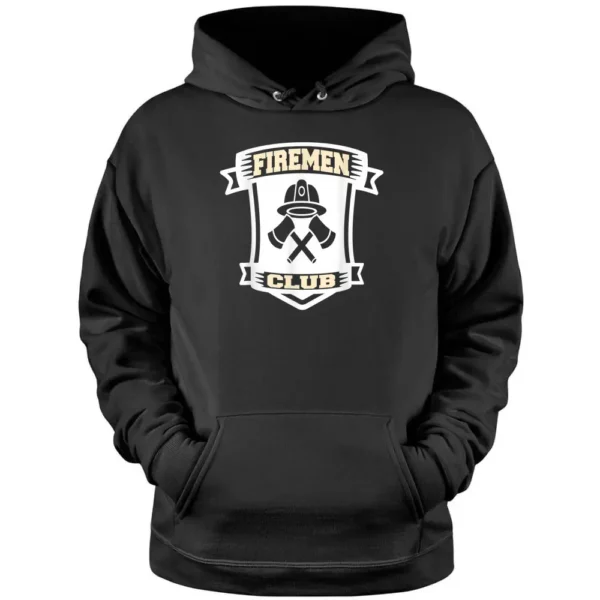 Firemen Club Cool Firefighter  Present Gift Pullover Hoodie