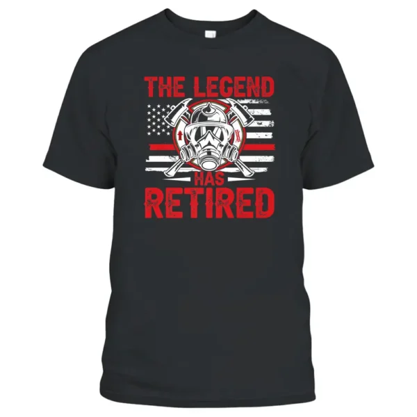 Firemen Retired Firefighter T-Shirt