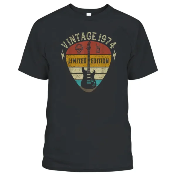 Funny 48th Birthday Gift Ideas Vintage 1974 Limited Edition T-Shirt