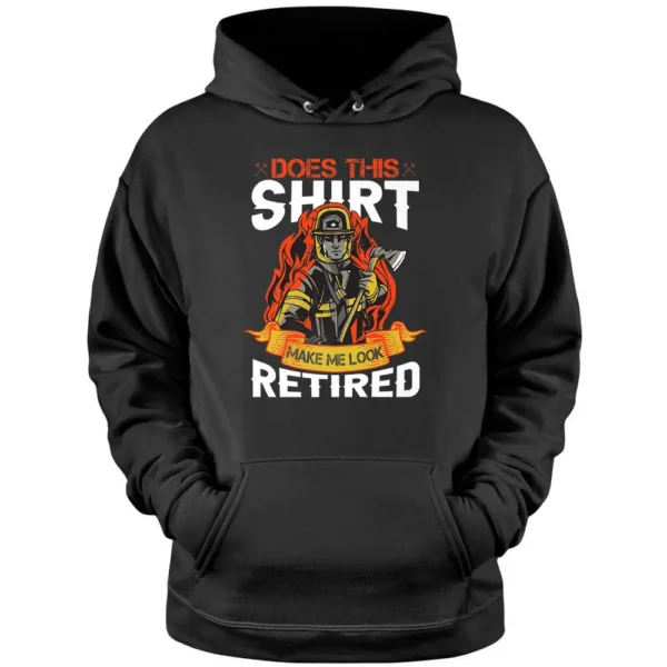 Funny Firefighter Fire Department Fireman Pullover Hoodie