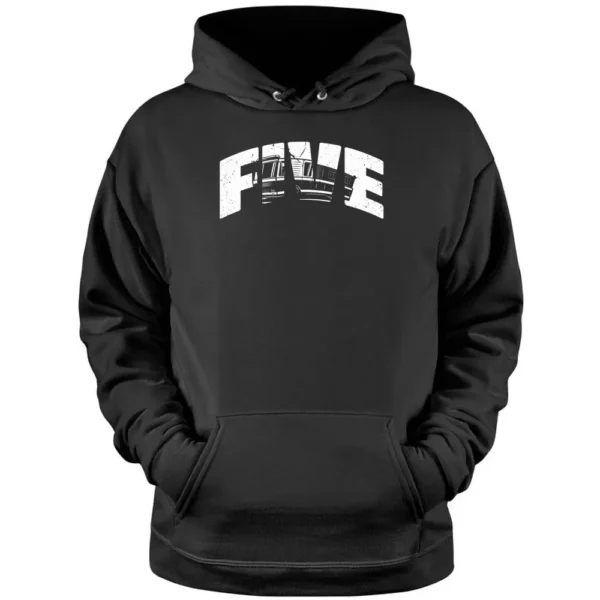 Kids 5 Year Old  5th Birthday Boy Firefighter Fire Truck Pullover Hoodie