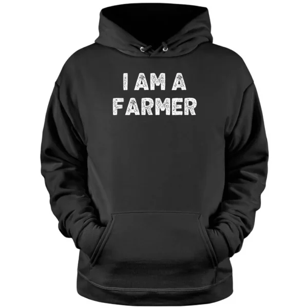 I Am A Farmer Halloween I'm Simple Costume Easy Pullover Hoodie