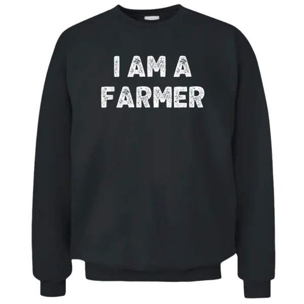 I Am A Farmer Halloween I'm Simple Costume Easy Pullover Sweatshirt