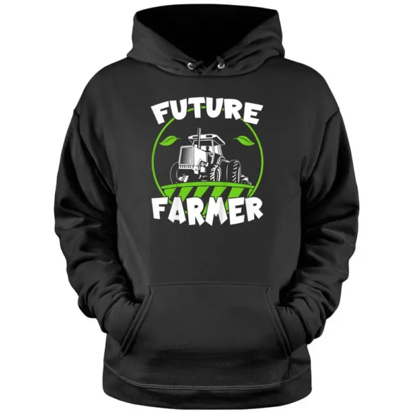 Kids Farm Tractor Boy Future Farmer Pullover Hoodie