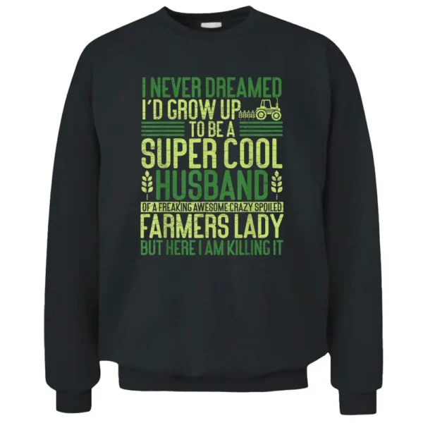 Mens Farmer Farm Farming Pullover Sweatshirt