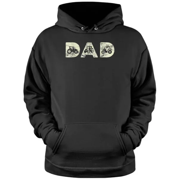 Mens Tractor Dad Farming Father Farm Lover Farmer Daddy Pullover Hoodie