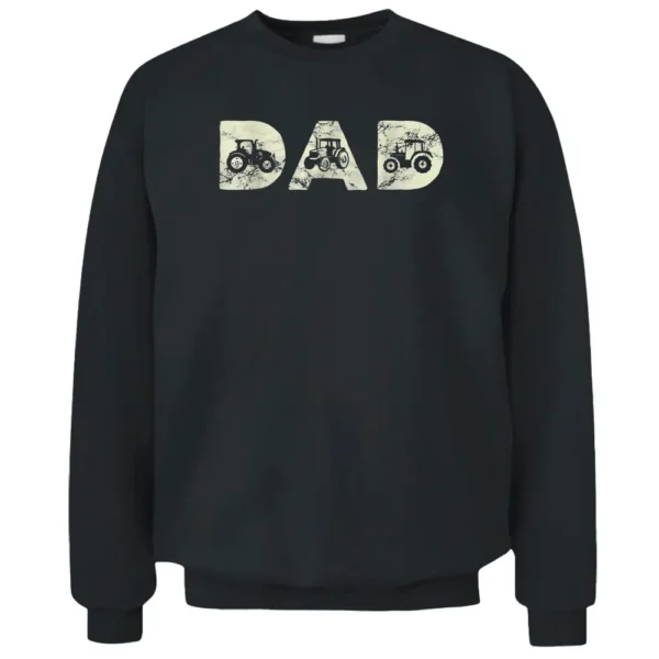 Mens Tractor Dad Farming Father Farm Lover Farmer Daddy Pullover Sweatshirt