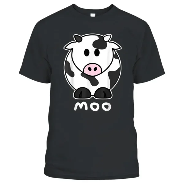 Moo Cow - Funny Farmer Cow For Adults Kids Boys And Girls T-Shirt