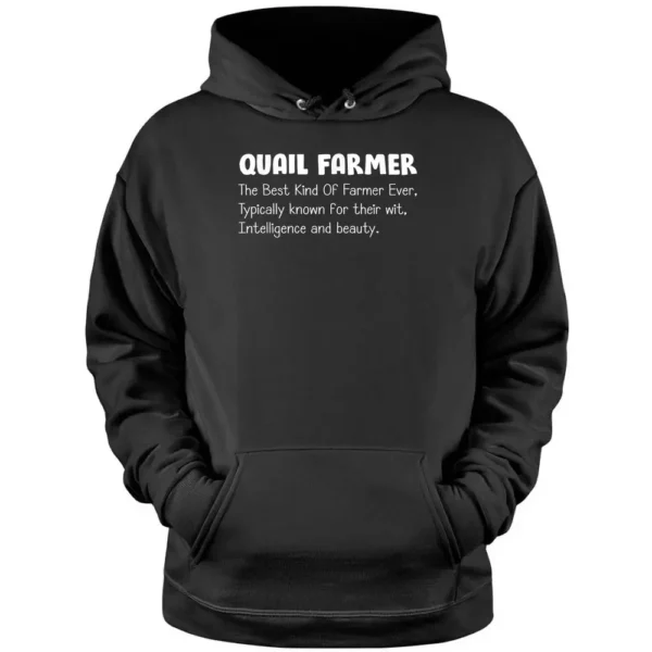 Quail Farmer - Quails Bird Breeder Egg Hatcher Lover Owner Pullover Hoodie