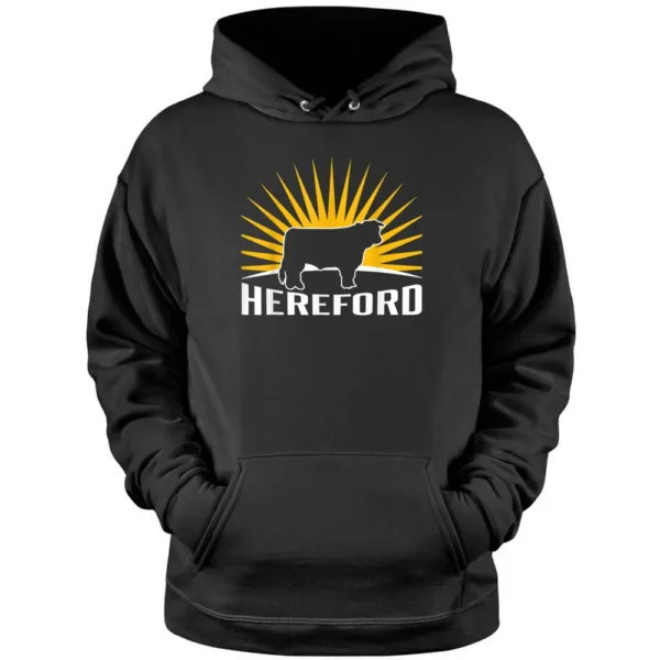 Rancher Cattle Farmer - Hereford Cow Pullover Hoodie