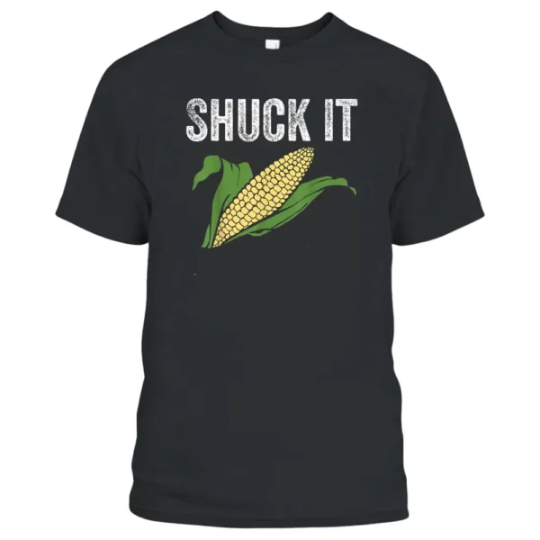 Shuck It Funny Farmer Corn Lover Market Festival T-Shirt