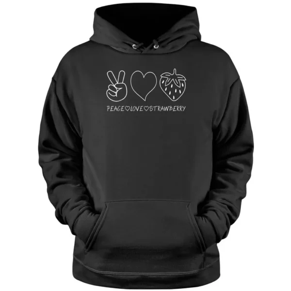 Strawberry Graphic For Strawberry Girl Fruit Smiling Farmer Pullover Hoodie