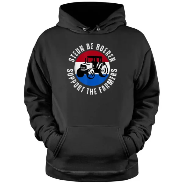 Support The Farmers The Netherlands Political Protest Pullover Hoodie