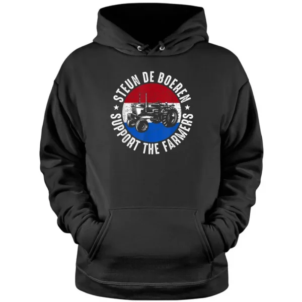 Support The Farmers The Netherlands Political Protest_1 Pullover Hoodie