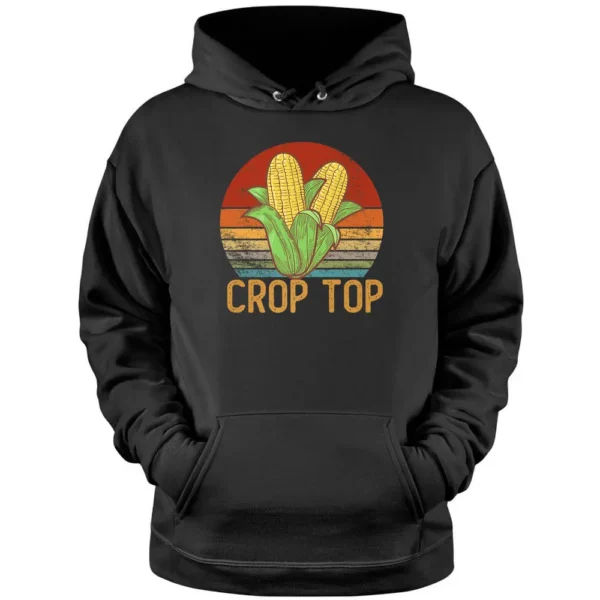 This Is My Crop Top Corn Pullover Hoodie