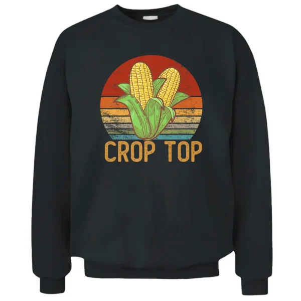 This Is My Crop Top Corn Pullover Sweatshirt