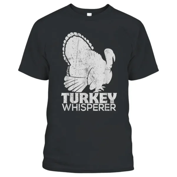 Turkey Pilgrim Farmer Animal Lover Hunting Distressed T-Shirt